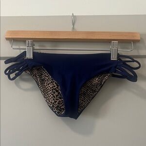 Acacia Swimwear Navy Bikini Bottom Medium